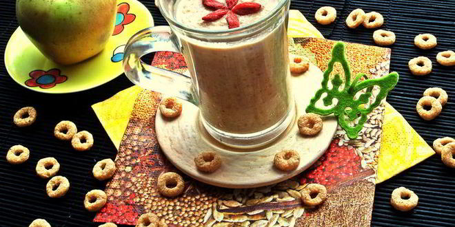 Рецепт смузей с курагой, фасолью и отрубями