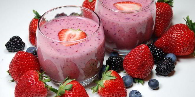 Рецепт смузей с мороженым