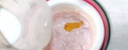 Шаг 2: смузей с пшеничными отрубями