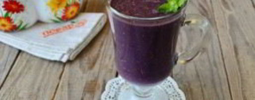 Шаг 4: смузей с шелковицей