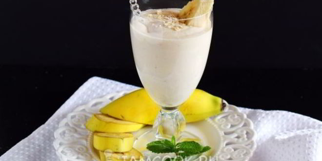 Рецепт смузей с творогом и бананом