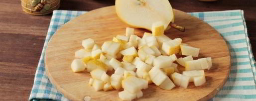 Шаг 2: смузей с яблоком и грушей