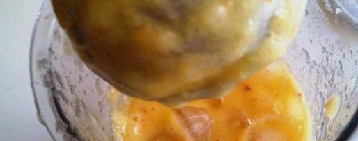 Шаг 4: смузей вкусняшка из дыни и персика