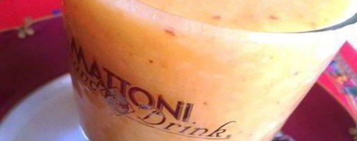 Шаг 5: смузей вкусняшка из дыни и персика