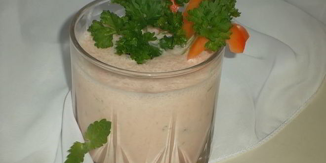 Рецепт томатна-огуречного смузи с петрушкой