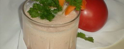 Шаг 5: томатна-огуречного смузи с петрушкой