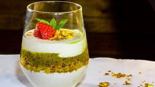 Рецепт Творожного мусса с фруктовым смузи