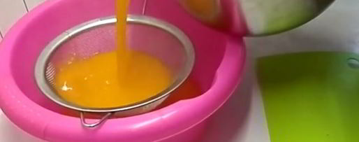 Шаг 4: абрикосового сока