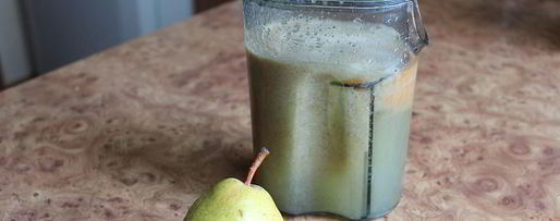 Шаг 3: грушевого сока