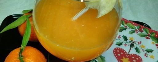 Шаг 2: мандаринова-имбирного сок