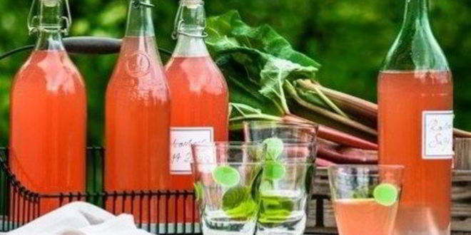 Рецепт сока из ревеня