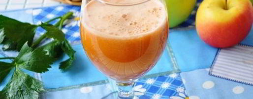 Шаг 5: сока из свежих овощей с яблоком