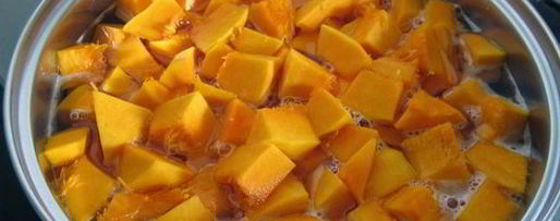 Шаг 1: сока из тыквы и апельсинов