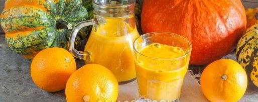 Шаг 7: сока из тыквы с апельсином