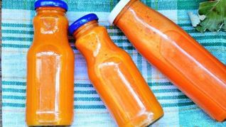 Рецепт Сока из тыквы, яблок и моркови