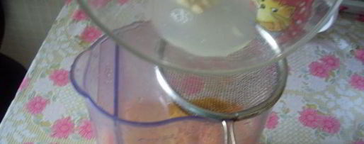 Шаг 2: сока из тыквы