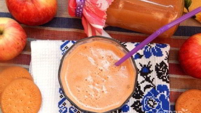 Рецепт Сока яблочного с мякотью