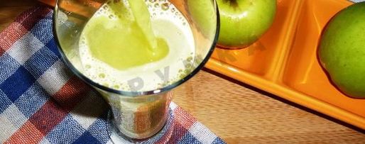 Шаг 2: свежевыжатого сока из сельдерея и яблок