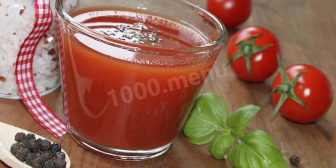 Рецепт томатного сока с солью