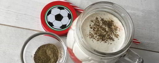 Шаг 12: томатного сока с зеленой гречкой, сельдереем и сметаной