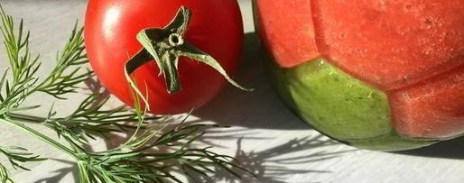 Шаг 7: томатного сока с зеленой гречкой, сельдереем и сметаной