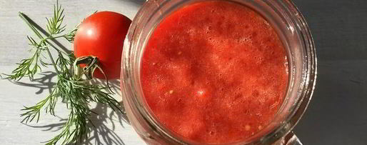 Шаг 8: томатного сока с зеленой гречкой, сельдереем и сметаной