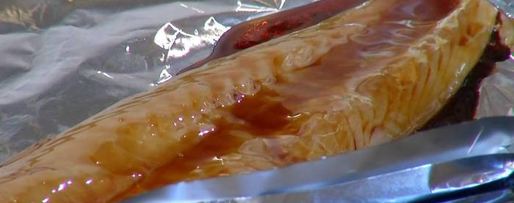 Шаг 1: трески в кленовом сиропе под соусом из кураги