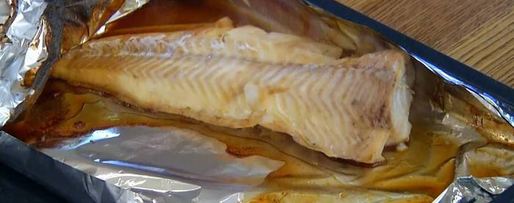 Шаг 2: трески в кленовом сиропе под соусом из кураги