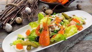 Рецепт быстрых салатов