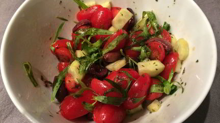 салаты из помидор