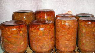 Рецепт салатов на зиму