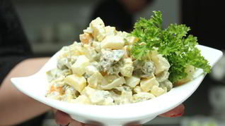 Рецепт салатов с мясом