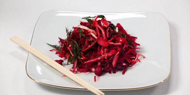 Рецепт фитнеса-салата метла