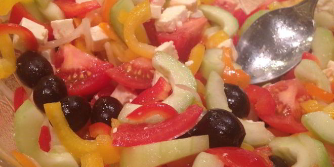 Рецепт домашнего греческого салата