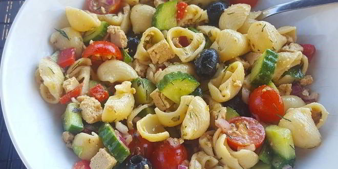 Рецепт греческого макаронного салата