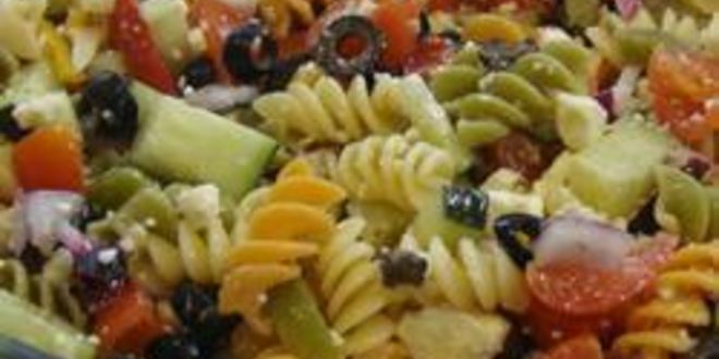 Рецепт греческого макаронного салата