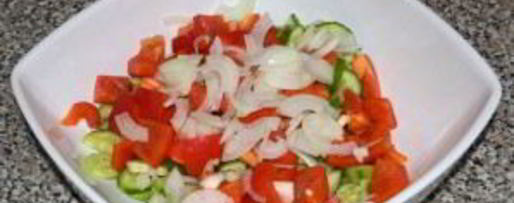 Шаг 2: греческого салата с брынзой