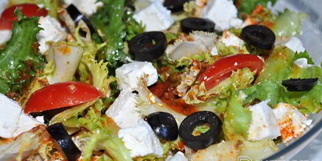 Рецепт греческого салата с фетой