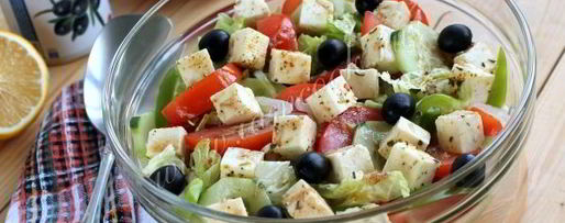 Шаг 13: греческого салата с пекинской капустой