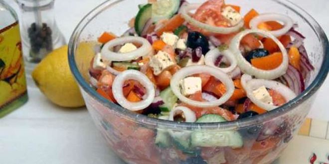 Рецепт греческого салата с сыром фета