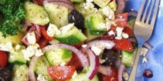 Рецепт греческого салата санторини