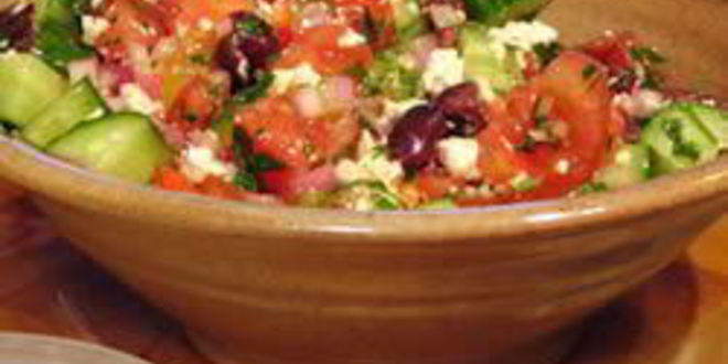 Рецепт греческого салата со сладким перцем