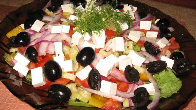 Рецепт Моего фирменного греческого салата