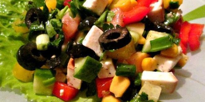 Рецепт овощного салата не греческий