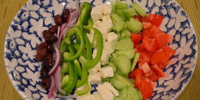 Рецепт простого греческого салата