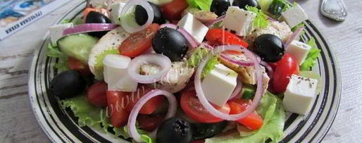 Шаг 11: салата греческого с курицей