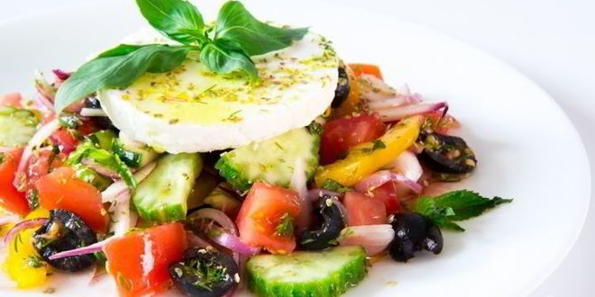 Рецепт салата греческого с сыром фета