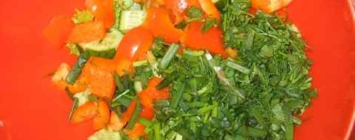 Шаг 18: салата греческого