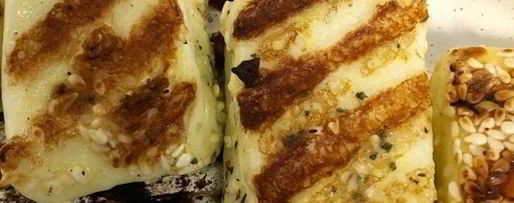 Шаг 5: салата-гриля с сыром халуми по-гречески