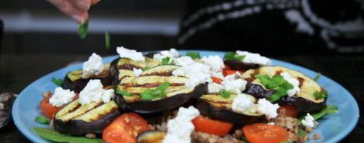 Шаг 8: салата из гречки с баклажаном